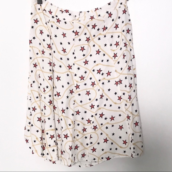 VINTAGE STARLET inc STARS Rayon button up skirt S - Picture 5 of 11